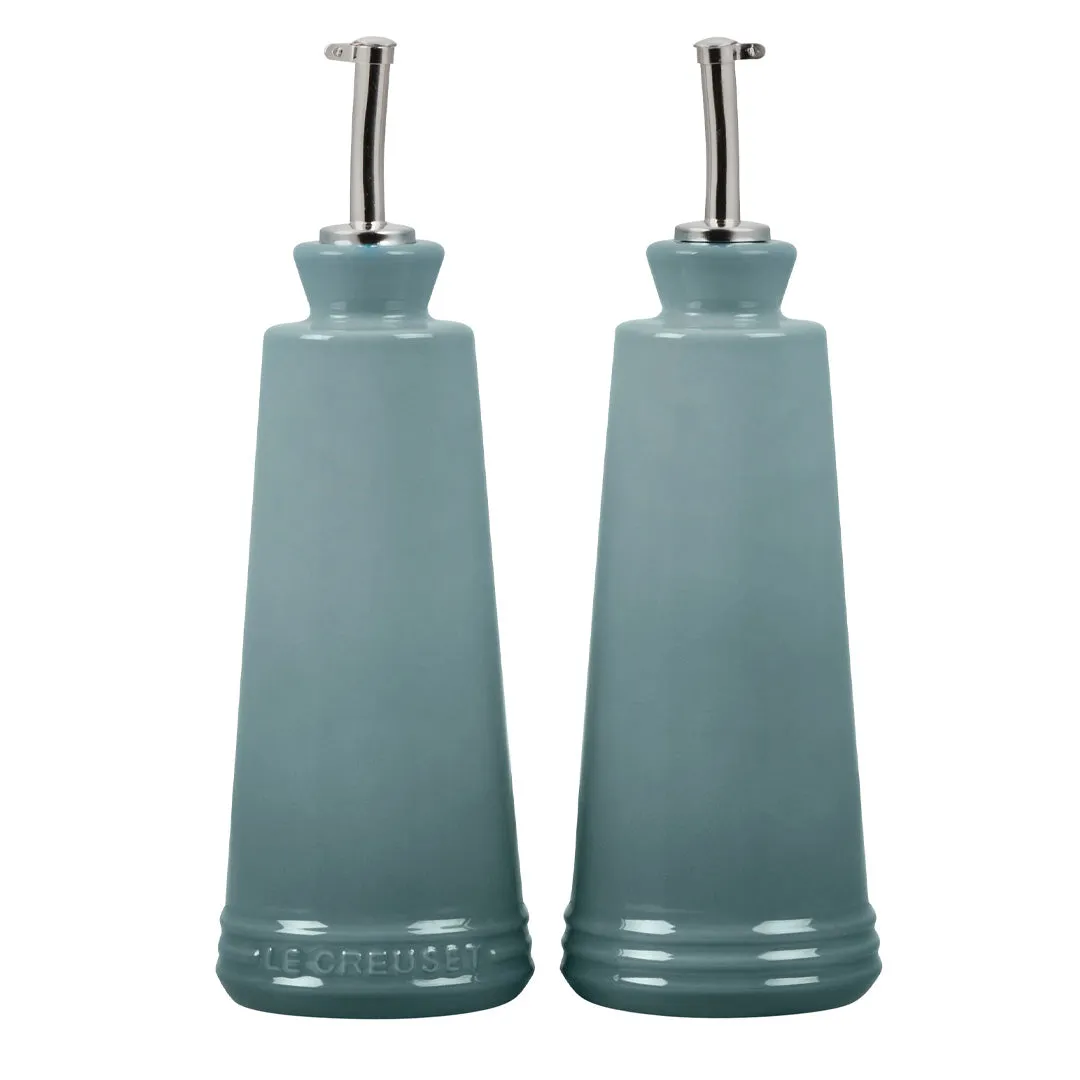 Le Creuset Signature Oil and Vinegar Set - Sea Salt