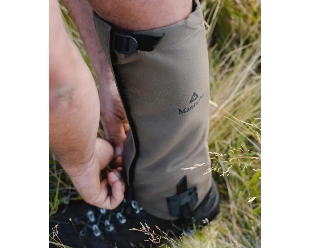 Manitoba Bluff Gaiters Dark Khaki