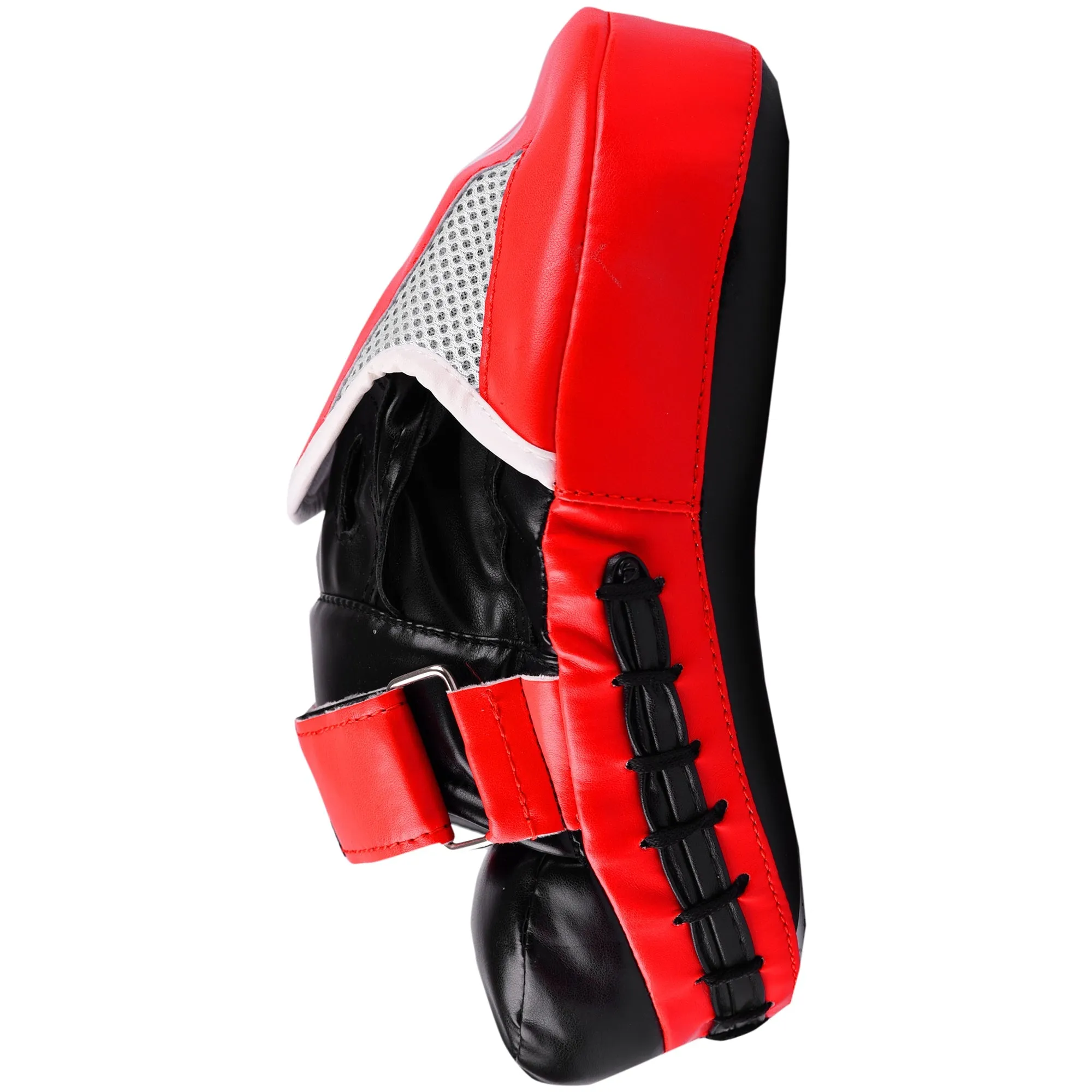 MAR-195B | Red & Black Small Pro Curved Focus Mitts