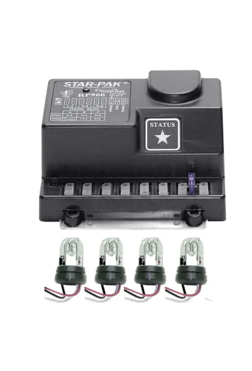 Multi-head Remote Strobe System, 4 Head, 75  Watt