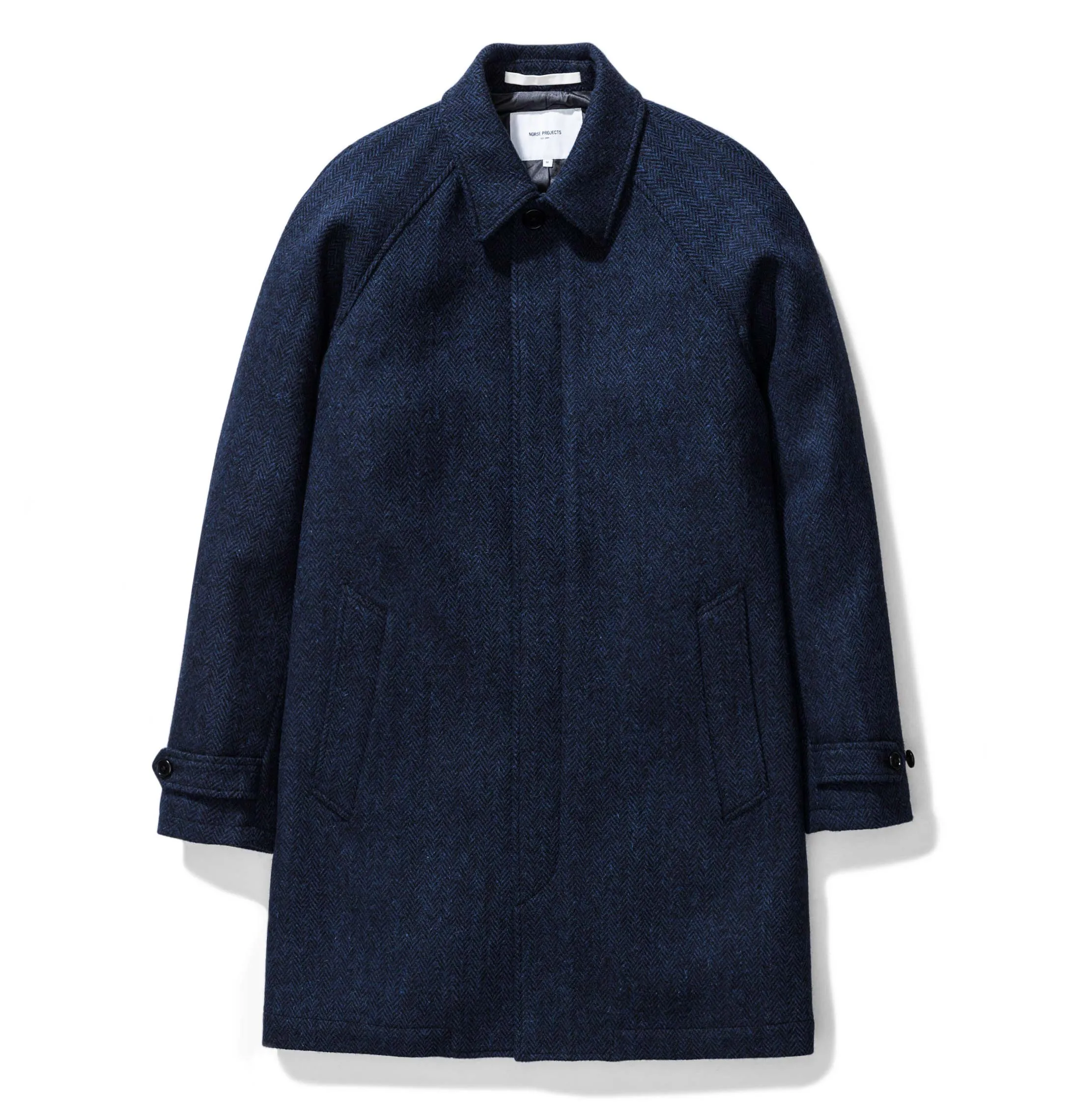 Norse Projects Svalbard Harris Tweed Jacket – Navy