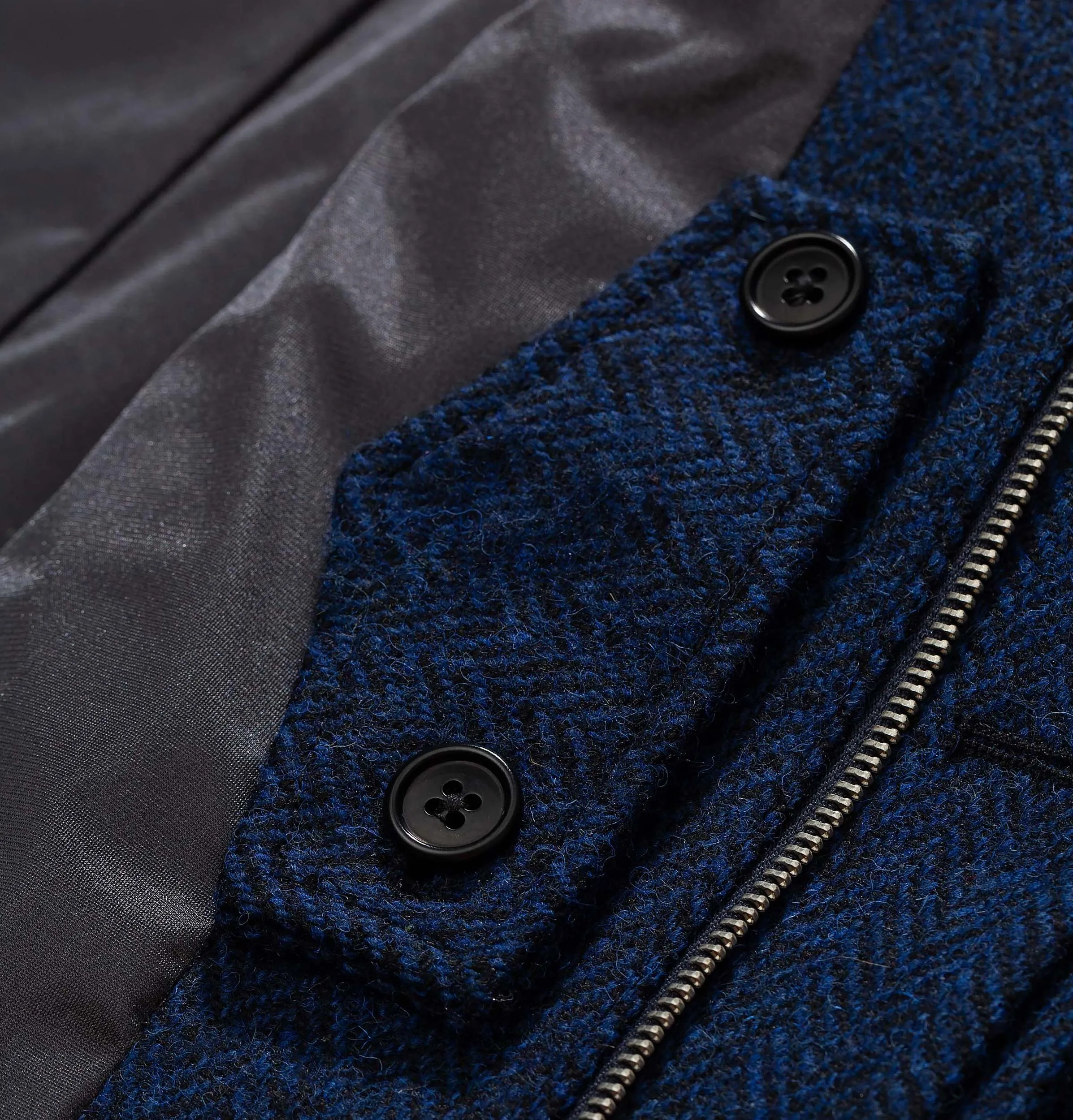 Norse Projects Svalbard Harris Tweed Jacket – Navy