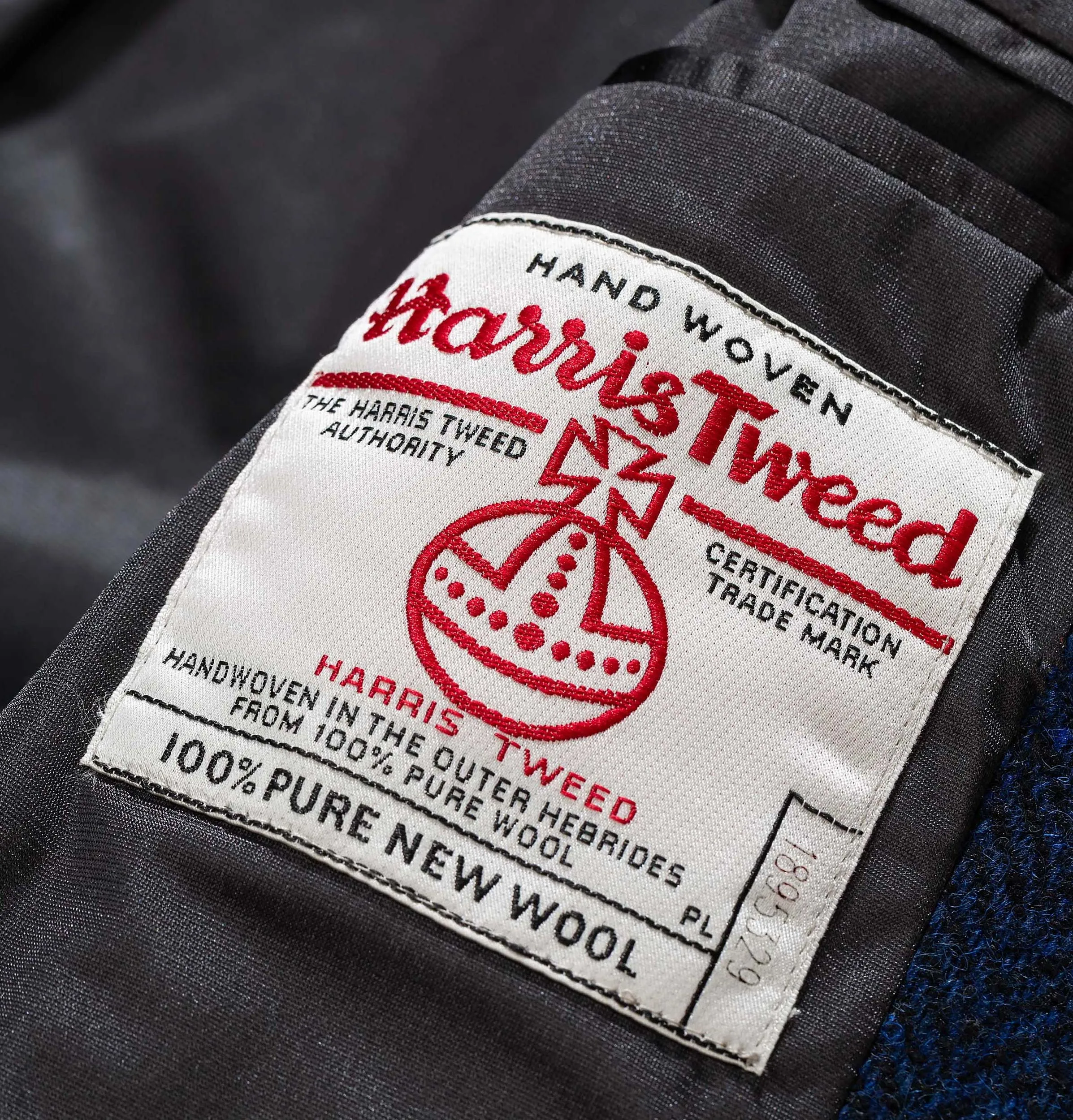 Norse Projects Svalbard Harris Tweed Jacket – Navy