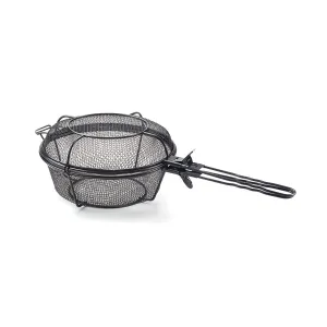 Outset 76182 Chef&#39;s Jumbo Outdoor Grill Basket and Skillet with Removable Handles