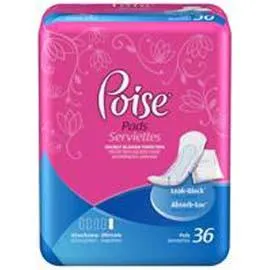 Poise Ultimate Coverage Protection Supreme Pad Sold By Bag of 33 6919295