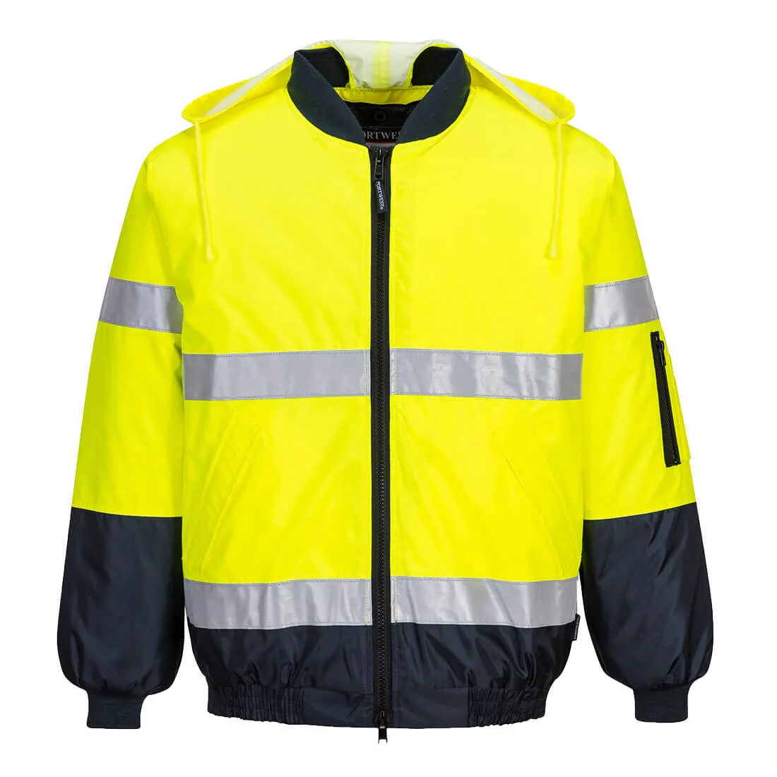 Portwest Hi-Vis Bomber Jacket with Tape (MJ504)