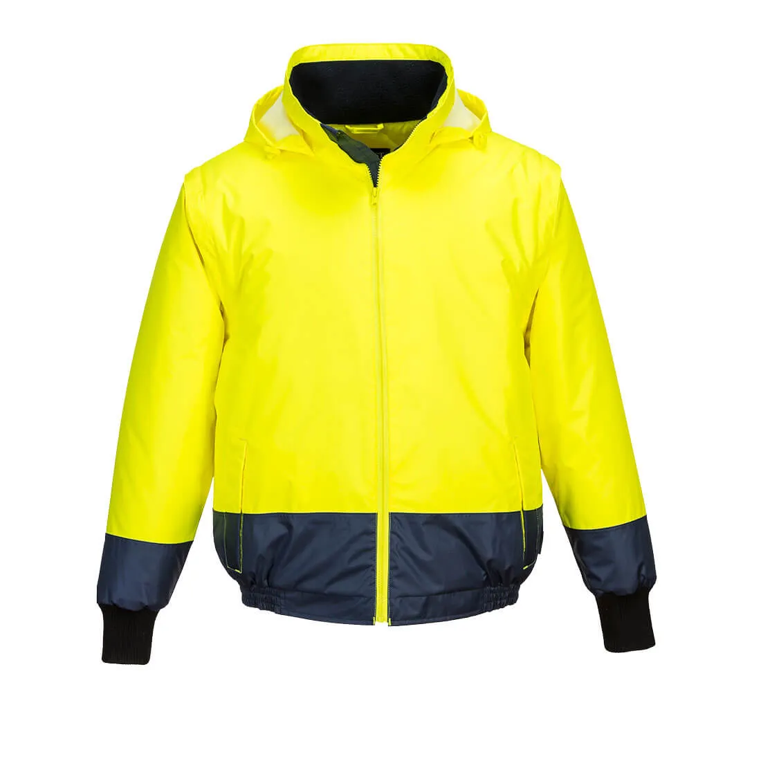 Portwest Hi-Vis Essential 2-in-1 Bomber Jacket (MC464)