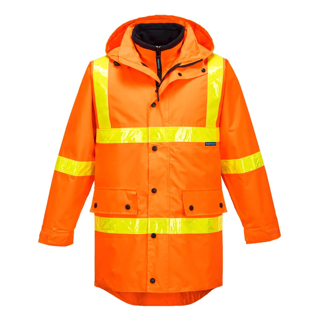 Portwest Squizzy Day/Night 4-in-1 Jacket with Micro Prism Tape (MJ885)