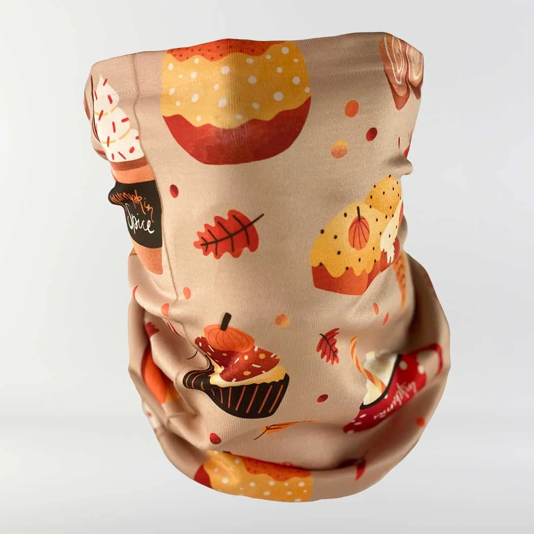 Pumpkin Spice Multi-Use Neck Gaiter & Headwear