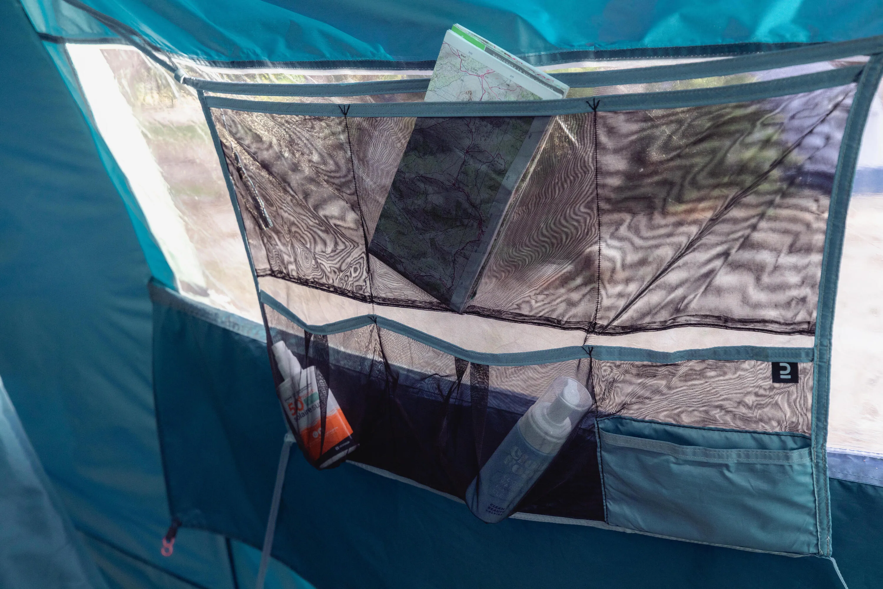 Quechua UNIVERSAL CAMPING TENT OR LIVING ROOM NETTING - 6 POUCHES WITH DIFFERENT FORMATS