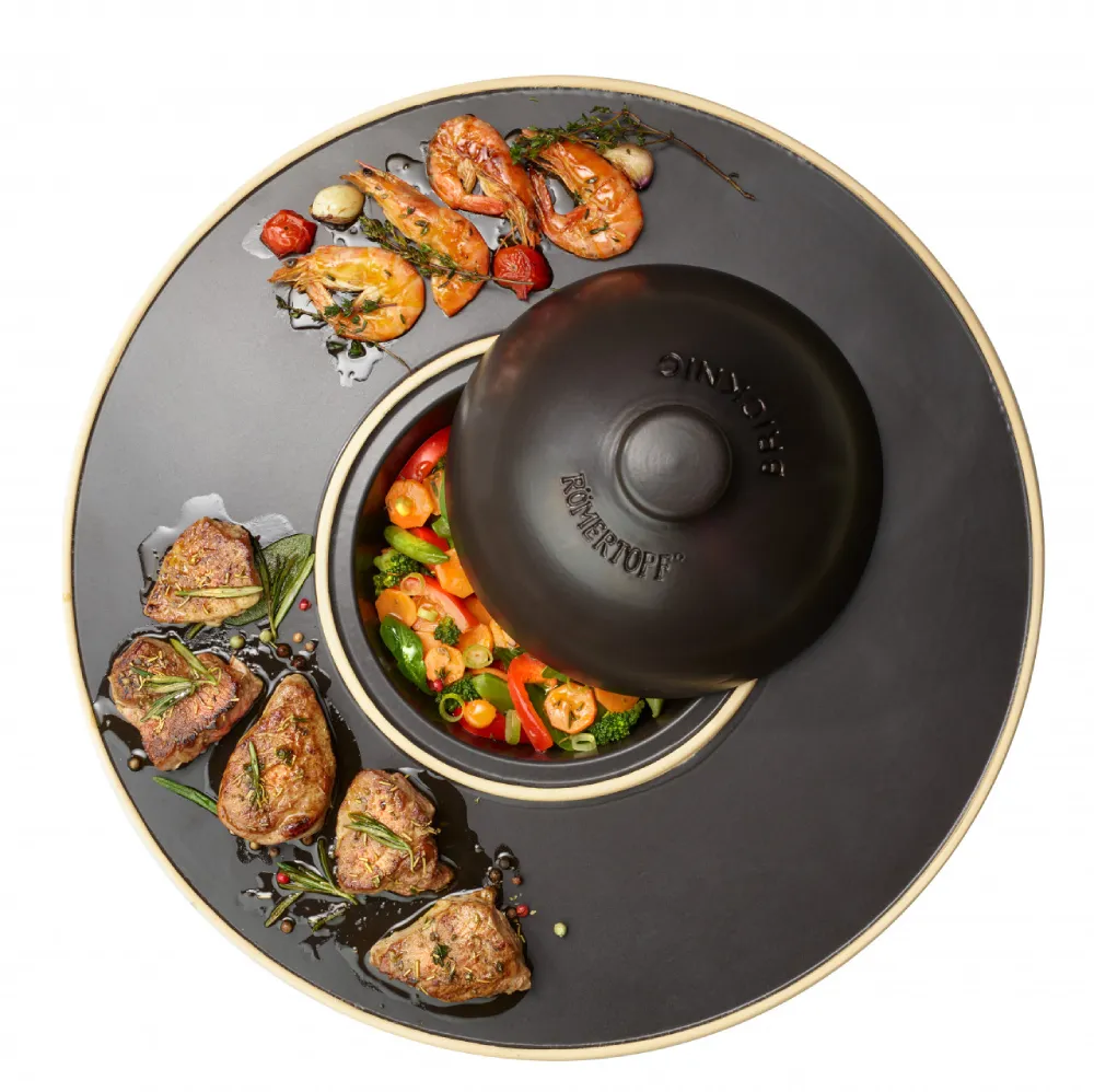 Romertopf BBQ Planet Set - Organic Clay Cookware