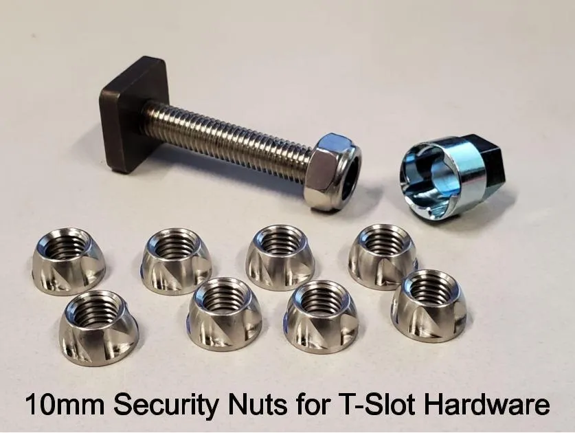 Security Nuts, For Rooftop Tents & Awnings, 10 mm | 8 mm | 6 mm