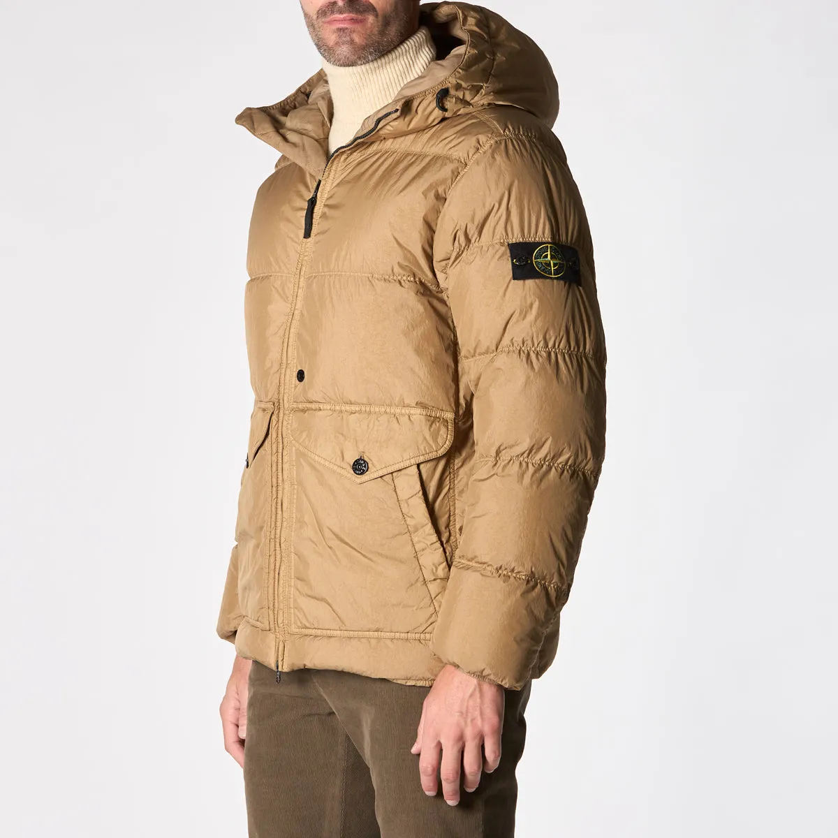 STONE ISLAND DOWN JACKETS 811540723 V0094 KHAKI