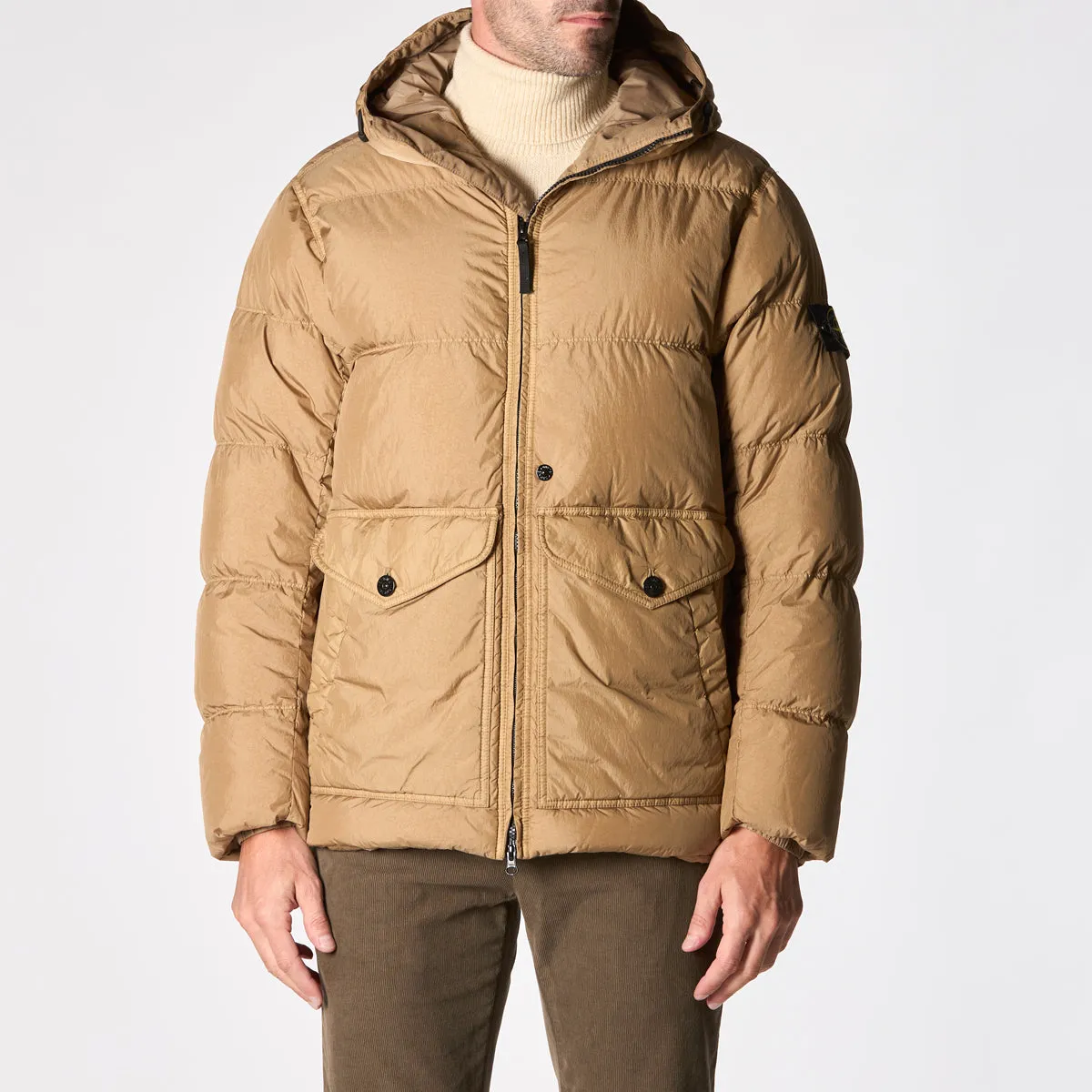 STONE ISLAND DOWN JACKETS 811540723 V0094 KHAKI