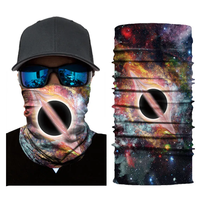 Sun Mask a Variety of Patterns UV Protection Towel Scarf Neck Cycling