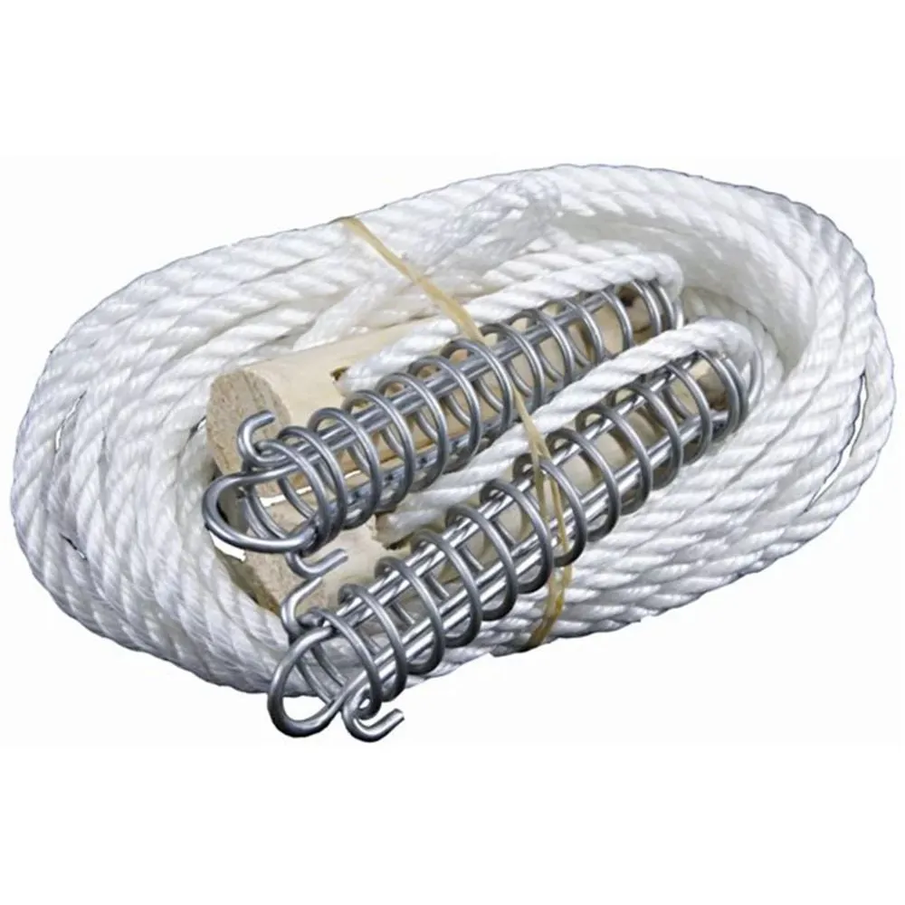 Supex 6mm Double Timber Slide and Metal Spring Rope Kit