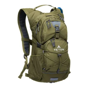 Teton Sports Oasis 22l Hydration Backpack with 3l Bladder in Olive