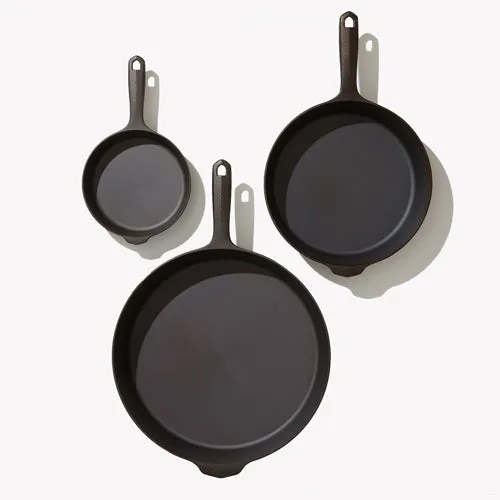 Three-Piece Cast Iron Cookware Set