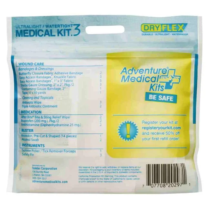 Ultralight Watertight 0.3 Medical Kit