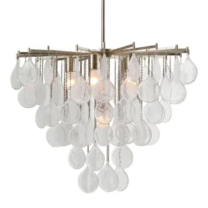 Uttermost Goccia 6 Light Tear Drop Glass Pendant