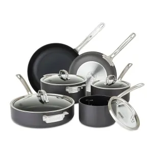 Viking Hard Anodized Nonstick 10-piece Cookware Set