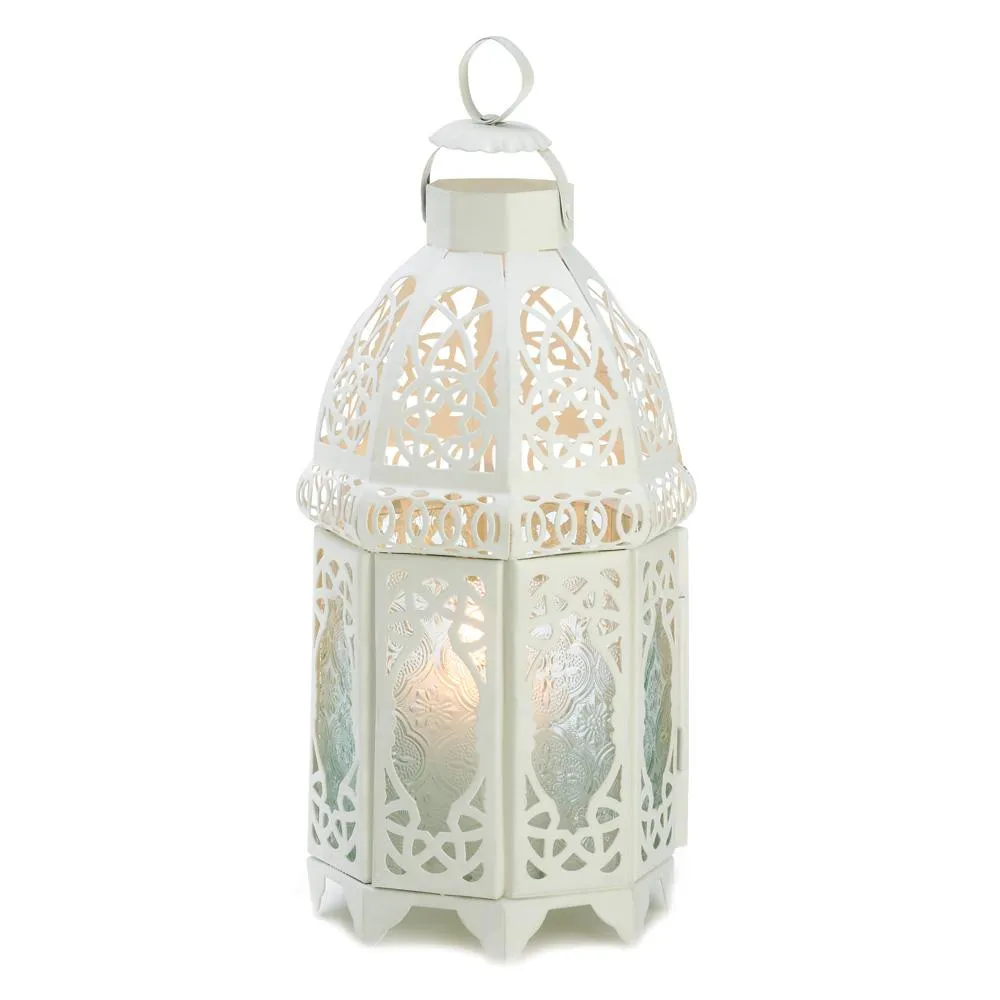 White Lattice Lantern